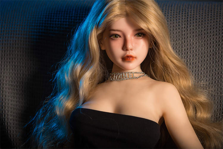 Free shipping 125cm very young sex girl hair implant silicone head love doll for