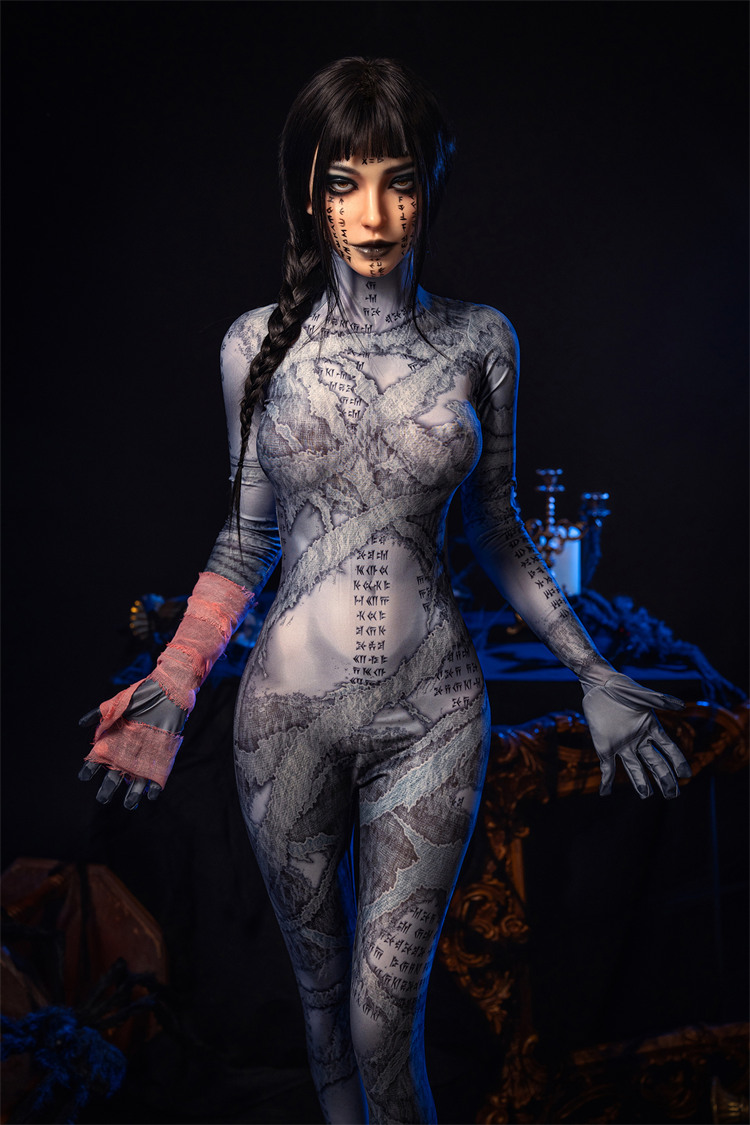 Free shipping 166cm silicone head movable jaw +soft TPE body 1135