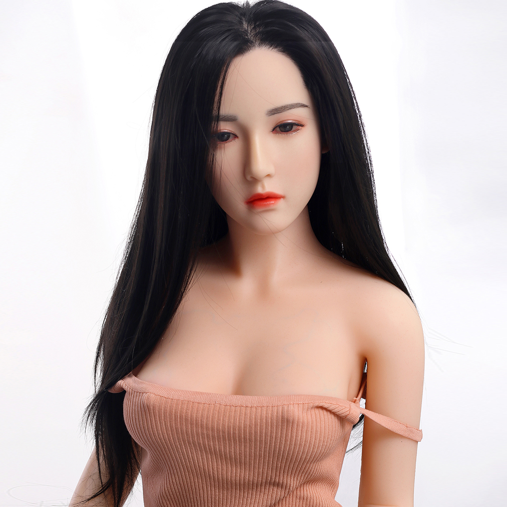 Free shipping 160cm silicone head hair impalnt young girl sex doll
