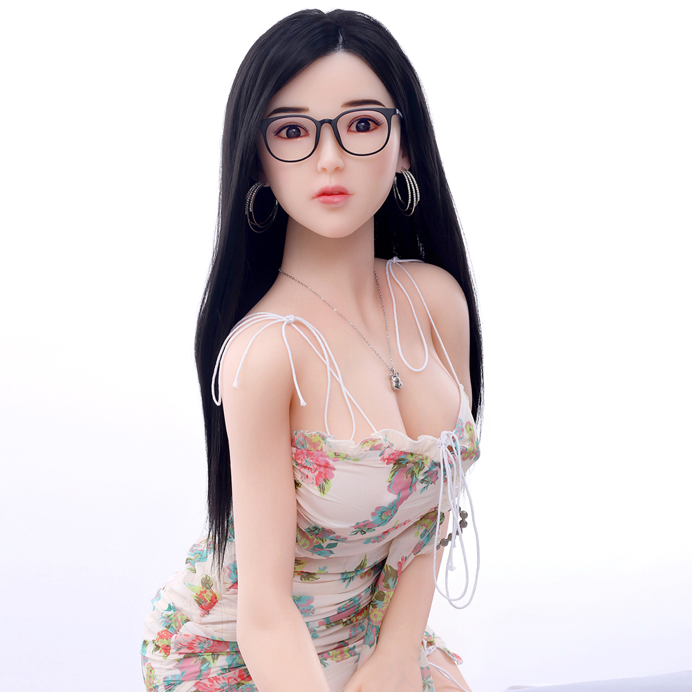 Free ship 164cm  2020 New products arrive full silicone body hair implant sex doll