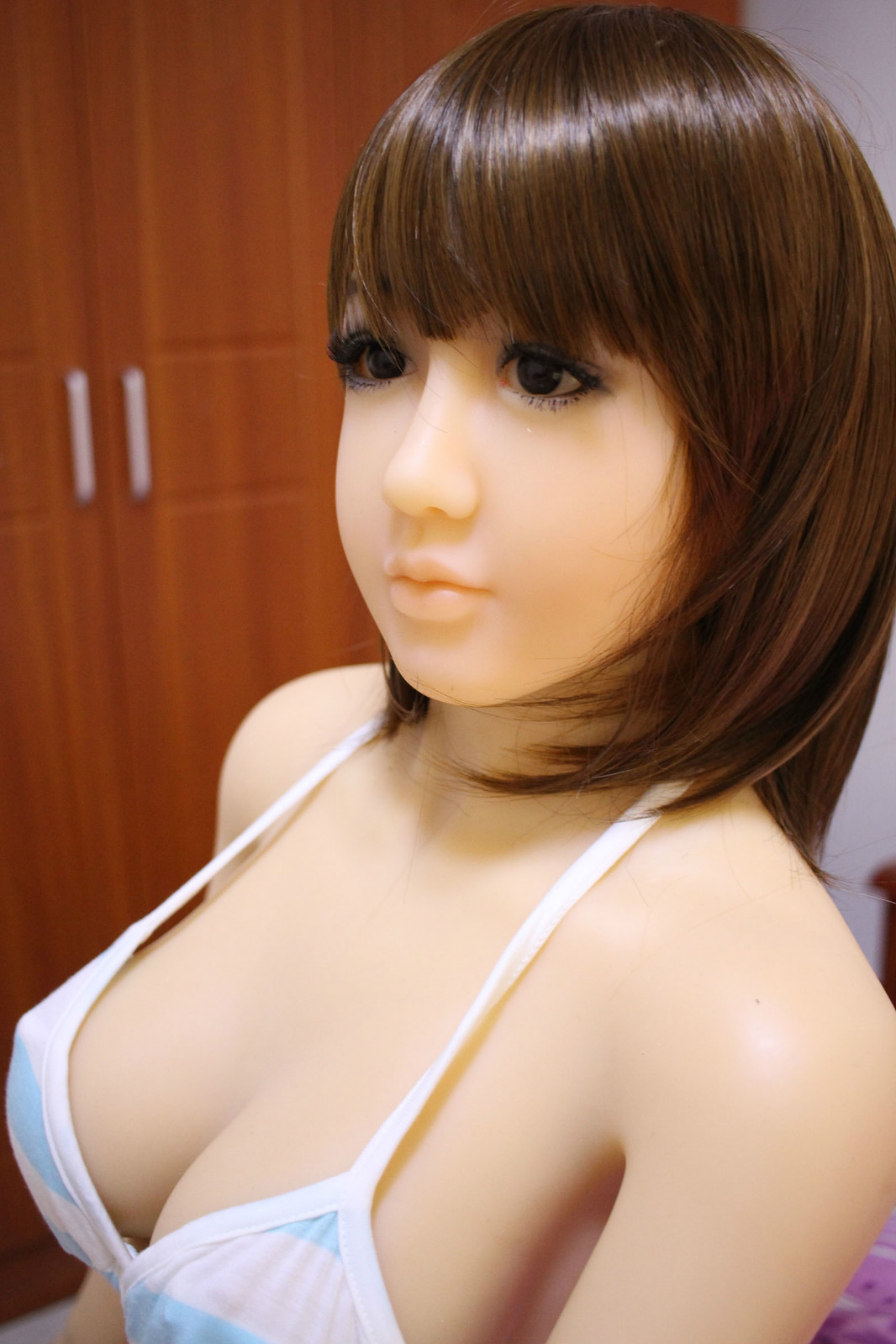 Free ship 2016 newest 148cm full silicone real love doll nice breast love sex doll