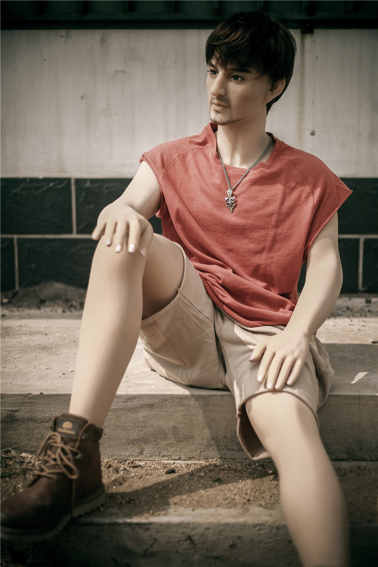 Free shipping 170cm full body silicone dolls with muscle handsome for women