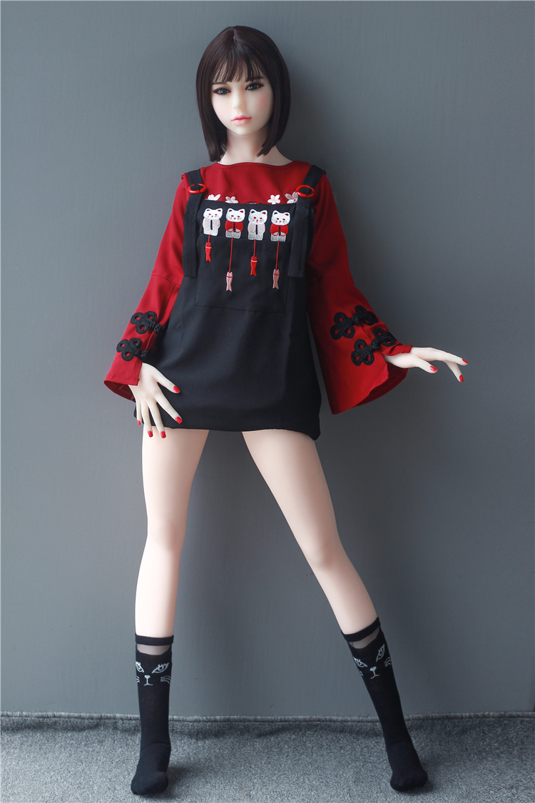 Free ship 150cm B-cup Small flat Breast Love Doll