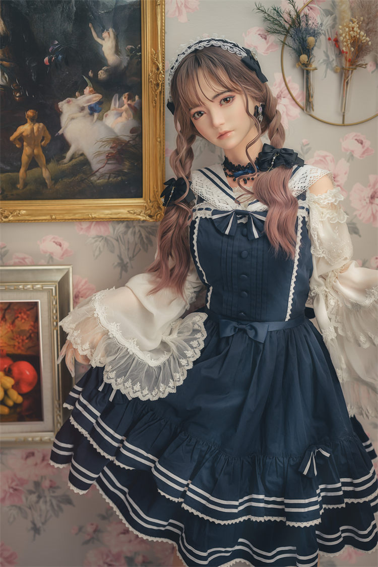 Free shipping 150cm full silicone doll vagina anus SLM15